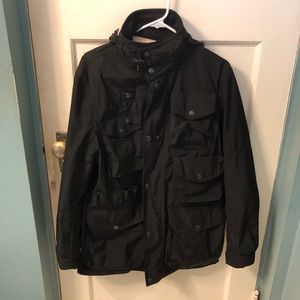 Burberry brit black utility jacket sz S
